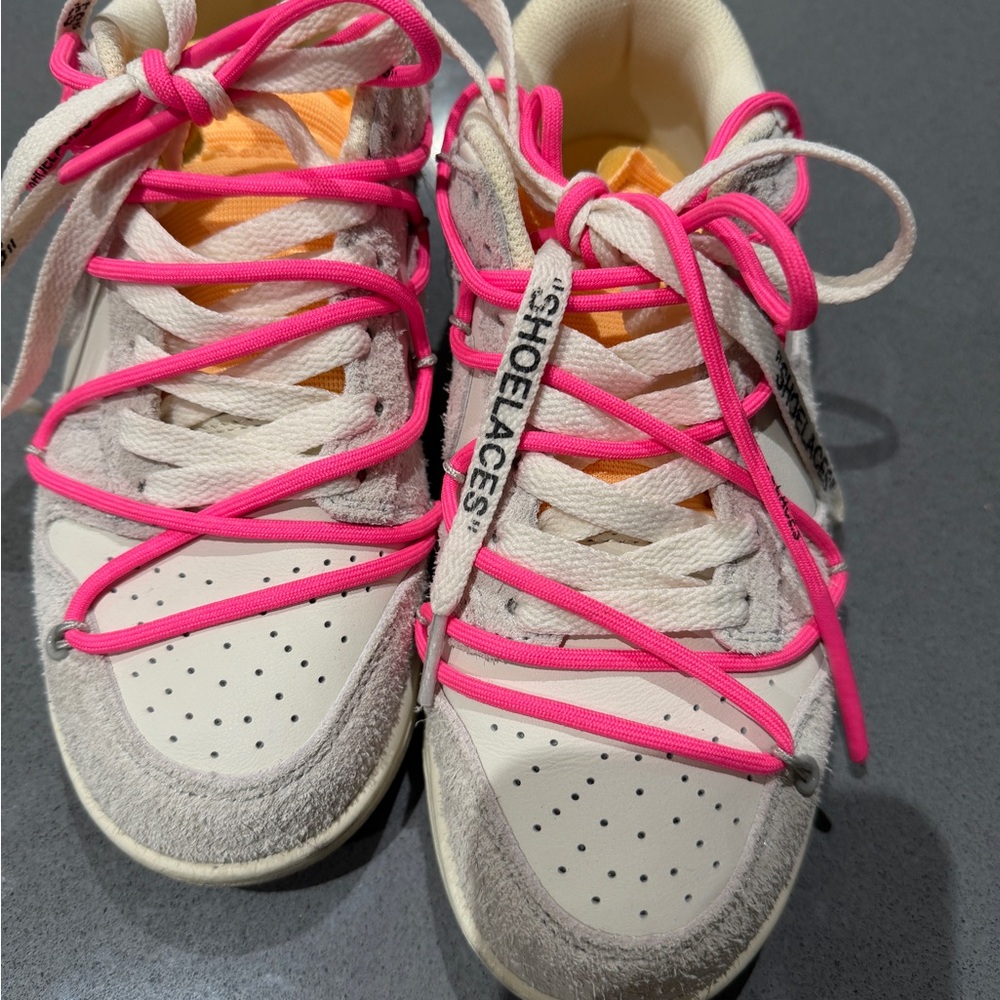 Off-White x Nike Dunk Low “Dear Summer” Lot 17 – Size 7 – Like New – Rare - Picture 2 of 8